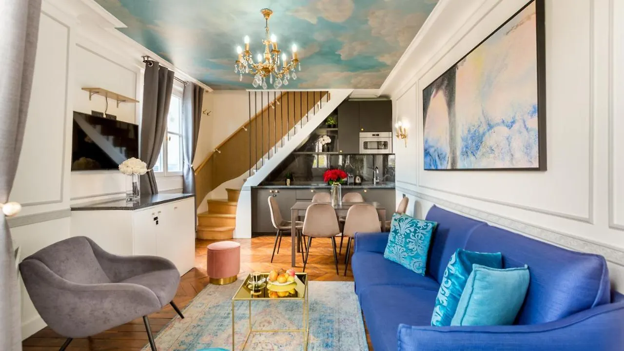 Appartement Luxury 2 Bedroom Duplex - Beautiful Monument View Paris