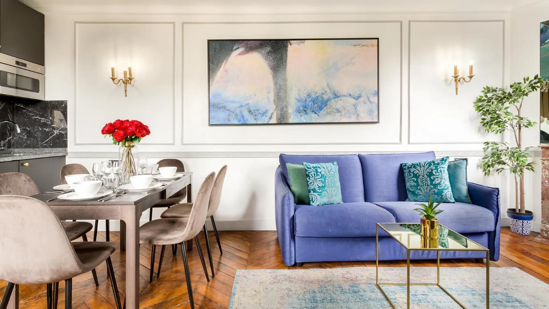 Appartement Luxury 2 Bedroom Duplex - Beautiful Monument View Paris